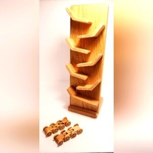 Vintage Wooden Rollercoaster Kid's Toy